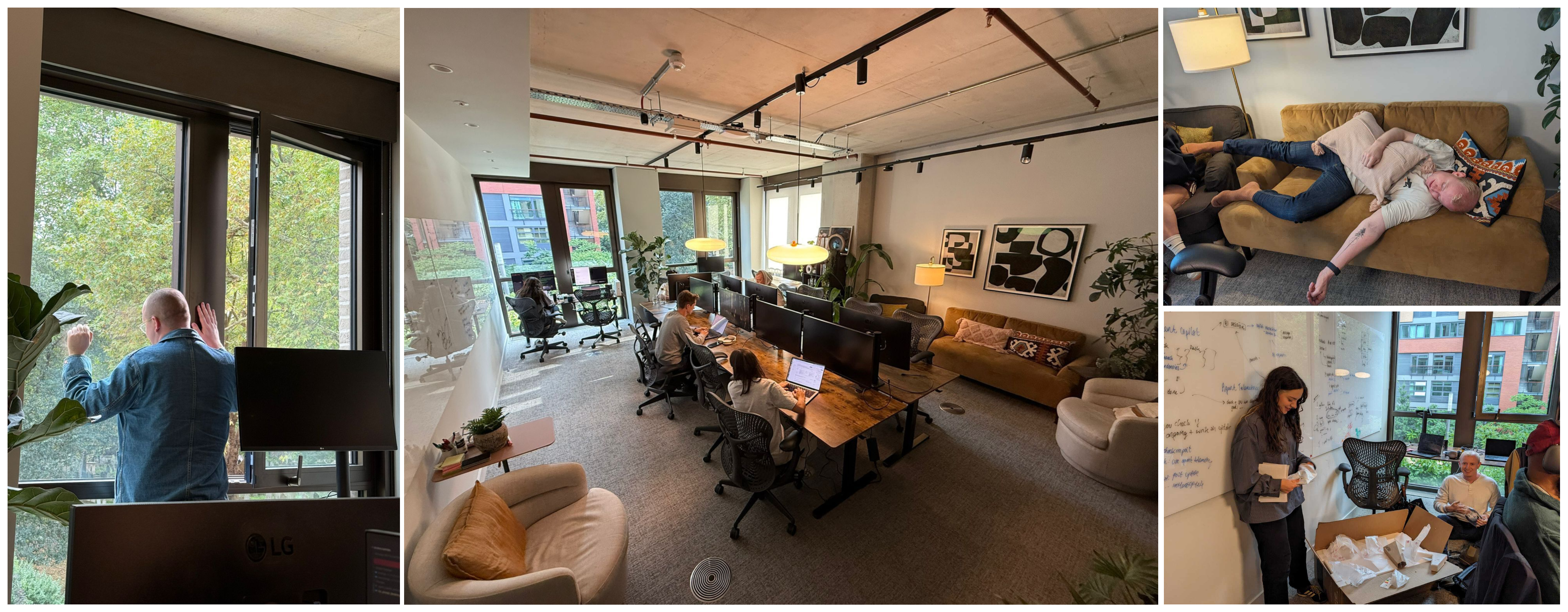 The Swedish prison room - the AI team's workspace during the Sev0 push